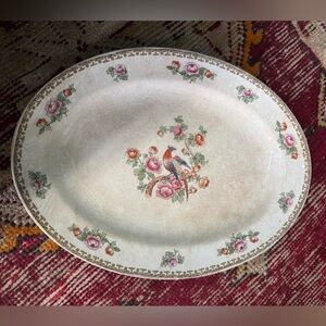 Vintage Johnson Bros. England “The Madras” platter